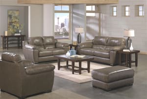Sergio 2 Piece Set in Smoke Leather by Jackson Furniture - 4526-S-S