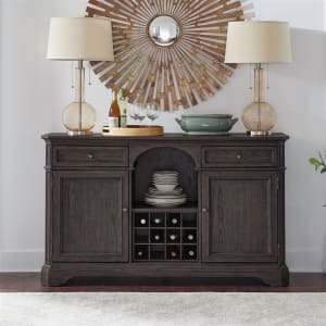 Grant Park Wine Buffet in Cappuccino Finish by Liberty Furniture - LIB-207-WB6438