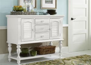 Summer House Server in Oyster White Finish by Liberty Furniture - 607-SR5239