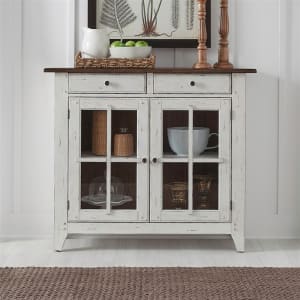 AI Fresco Server in Graphite and Whitestone Finish by Liberty Furniture - LIB-741-SR5043