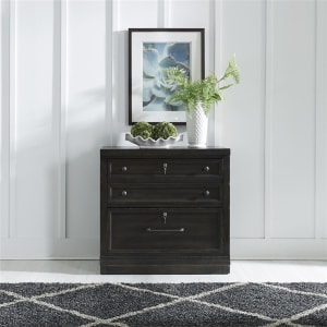 Harvest Home Bunching Lateral File Cabinet in Chalkboard Finish by Liberty Furniture - 879-HO147