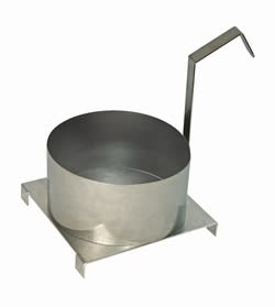 8 Inch Funnel Cake Mold Ring w/Base Plate by Paragon #4022