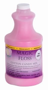 Pink Vanilla Cotton Candy Floss 6 x 4lb Bottles by Paragon 7882