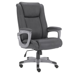 Heavy Duty Desk Chair in Charcoal Fabric Cover by Parker House - PH-DC-314HD-CHA