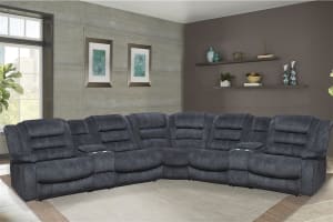 Bolton 7 Piece Modular Reclining Sectional in Misty Storm Cover by Parker House - PH-MBOL-PACKT7-MISS
