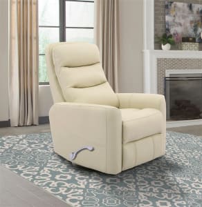 Hercules Glider Swivel Recliner with Articulating Headrest in Oyster Fabric by Parker House - MHER-812GS-OYS