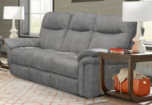 Mason Power Reclining Sofa with Power Headrests and USB Port in Carbon Fabric by Parker House - MMA#832PH-CRB