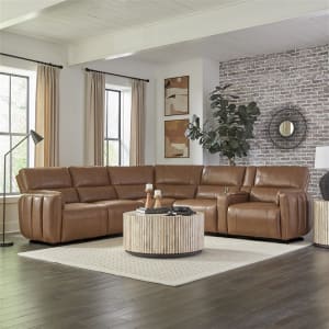 Lawson BUILD YOUR OWN Leather Sectional by Jackson - 4243