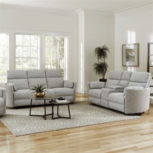 Radius 2 Piece Power Reclining Sofa Set in Mineral Cover by Parker House - PH-MRAD-32P-MIN