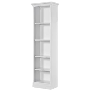 Shoreham 24 Inch Bookcase in Effortless White Finish by Parker House - SHO#424-EFW