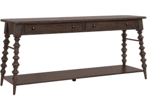Revival Row Hall Console Table in Medium Wood Finish by Pulaski - PUL-P348257