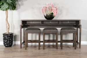 Homestead 4 Piece Console Table Set in Tobacco Leaf by Sunny Designs - SD-2050TL