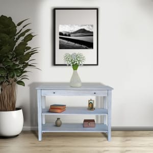 Small Console Table in Light Grey Finish by Sunny Designs - SD-2131LG