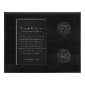 Coins Plaque - Blackout (CBP)