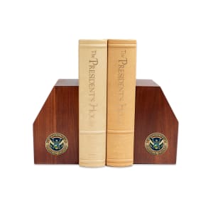 Challenge Coin Bookend Set (DHS)