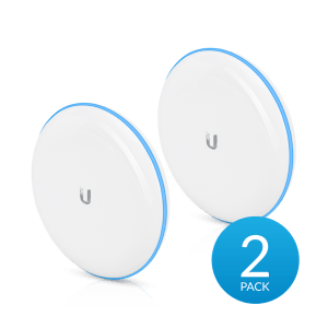 UBB-US UniFi "Plug & Play" Building-to-Building Bridge Kit, 1.7+ Gbps, 60 GHz with 5 GHz Redundancy by Ubiquiti Networks