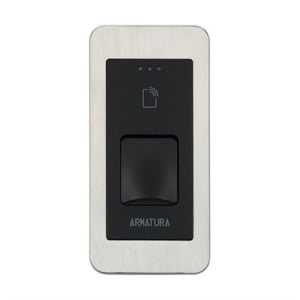 ZKTeco AMT-EP30CF-LHF Single Gang Multi-Tech Fingerprint Reader with Bluetooth, 125 khz and 13.56 MHz