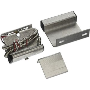Edwards Signaling 2300 Series Panel Door Magnetic Contact, IP67, -40 to 150 temp range, aluminum housing, 30V op voltage, 0.25A, 3W/VA, SPDT, track mount 2'SS armored lead, 3" gap
