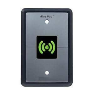 Essex IRXP-2S-LRB iRox Plus Series Single Gang Reader, 13.56 MHz + 125 kHz multiCLASS SE, Ligature Resistant Bezel, Stainless Steel