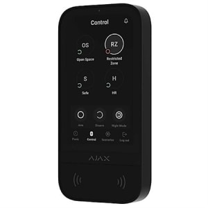 AJAX 58472 Wireless Keypad with Touch Screen, Black