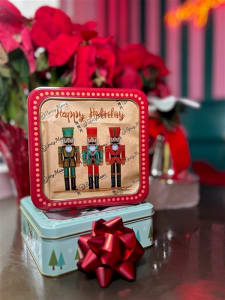 Spicy Moon vegan Christmas cookies assortment featuring pistachio snowballs, matcha cookies, and gingerbread men.