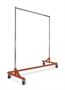 Rolling Z-Rack in Orange