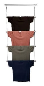 White PVC Tubular Display Ladder