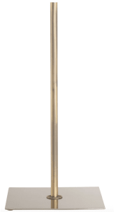 Bronze Metal Countertop Base for Dress Forms & Mannequins - Fits 3/4" Flange