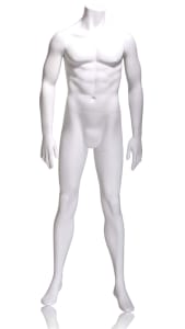 Tomas Male Mannequin Headless - Arm by side Pose 1