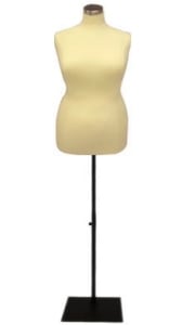 jersey covered dress form Women's Pinnable Jersey Dressmaker Display Form