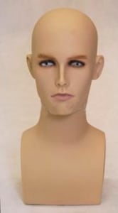 Photo: Sunglasses Display Head Form | Hat Display Form | head forms | hat mannequin