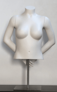 High End Plus Size Headless Female Torso - Hands Behind Back - 6 colors