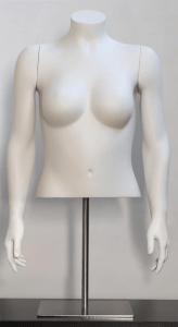 High End Plus Size Headless Female Torso - Straight Arms - 6 Colors