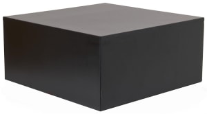 8" High Mannequin Riser Podium - Black Matte