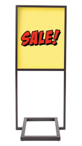Self Standing Bronze Bulletin Board - 22" W x 28" H