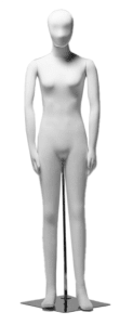 Movable Joint Mannequins: White Female Mannequin With Flexible Head, Arms  and Legs