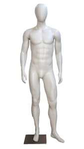 High End Toned Headless Male Mannequin - 6 Colors