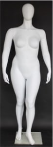 Photo: Martha - Female Plus Sized Egghead Mannequin - Plus Size Collection