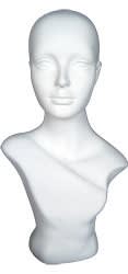 Glossy White Female Mannequin Display Form