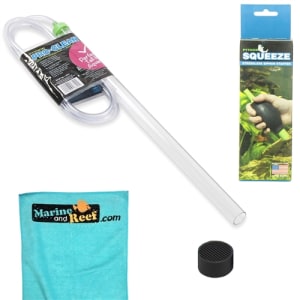 Python Small Tall Pro-Clean, 1" X 20" Tube w/ 6 ft. Hose, Siphon Screen, & Squeeze Package