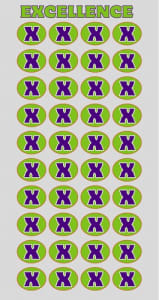 These are stickers that can be placed on a sport helmet. Most often they are used as recognition to players for their participation in a game, scoring a goal or assisting.