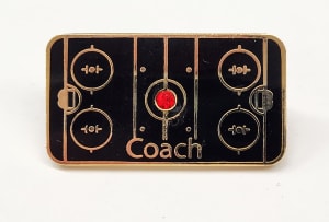 hockey coach gift hockey jewelry pin