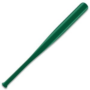 This is an 18" oakland green mini baseball bat