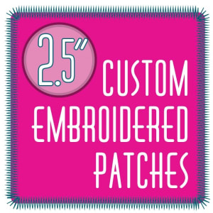 custom patches 2.5" embroidered custom embroidered patches 2.5"