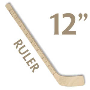 hockey stick ruler