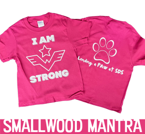 I AM STRONG  Pink Short Sleeve Tee Shirt