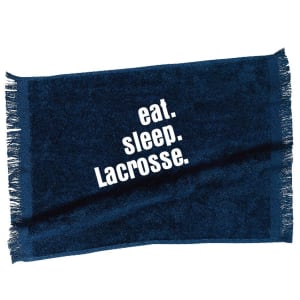 Eat. Sleep. Lacrosse. sport towel