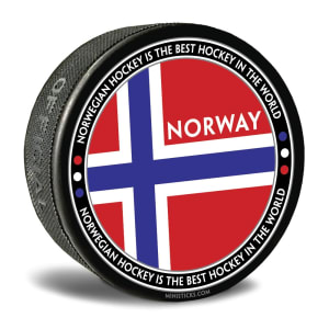 world junior hockey Team Norway, Team Norway hockey puck