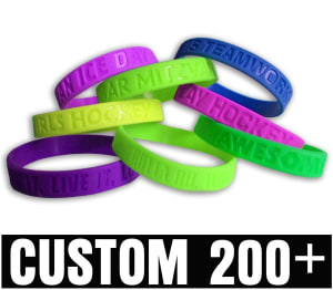 Custom Wristbands 200+