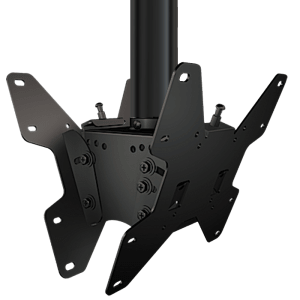 VESA Dual Ceiling Mount for Screens up to 80 lbs.